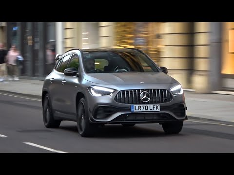 New 2021 Mercedes-AMG GLA 45 S 4MATIC acceleration sound!