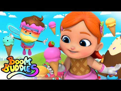 Ice Cream Song | Food Song | Nursery Rhymes and Kids Songs with Boom Buddies