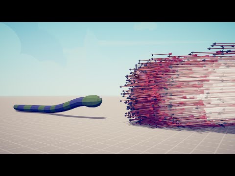 TITANOBOA vs EVERY GOD - Totally Accurate Battle Simulator TABS