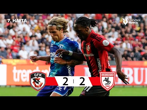 Gaziantep FK (2-2) Samsunspor - Highlights/Özet | Trendyol Süper Lig - 2025/26