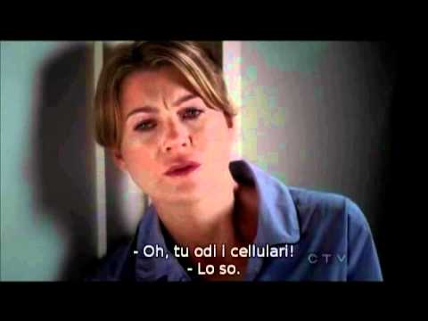 Meredith e Cristina:"Lasceresti anche me..." 8x21 Sub Ita