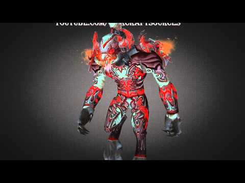 Night Elf Warlock Tier 15 Armor - Tier 15 set - Patch 5.2