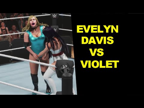 WWE 2K19 Evelyn Davis vs Violet - Knockout Match