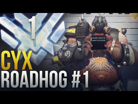 CYX IS THE BEST ROADHOG  - RANK 1 ROADHOG - Overwatch Montage