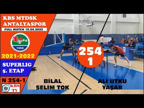 KBS MTDSK - ANTALYASPOR MAÇ 1 | BİLAL SELİM TOK - ALİ UTKU YAŞAR | SÜPERLİG 5. ETAP