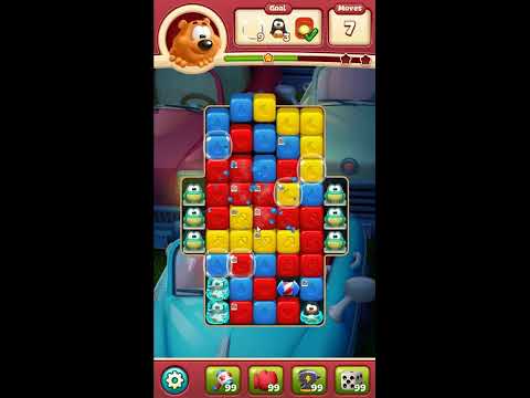 Toon Blast Level 8065 - NO BOOSTERS 🐻🐺🐱 | SKILLGAMING ✔️