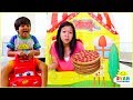 Ryan Pretend Play Pizza Delivery Cooking Playhouse!!!