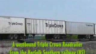 preview picture of video 'Trainwatching the BNSF Emporia Subdivision 4-30-07'
