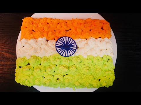 Independence Day Special Our India Flag Cake Recipe In Tamil | Egg less Cake | Jumana’s Cooking