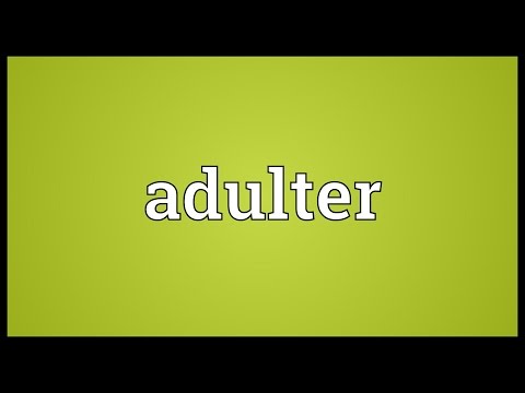 Adulter Meaning