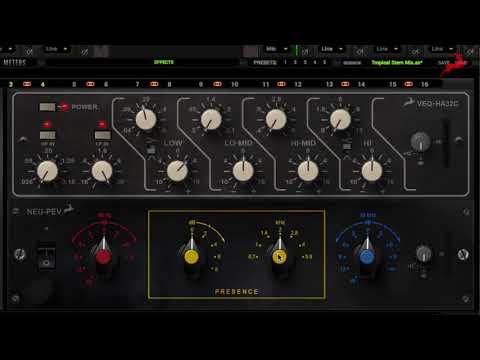 Processing a piano track in an EDM mix with the Antelope AFX