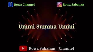 Download lagu Ummi Summa ummi Versi Rowz Sabahan mp3