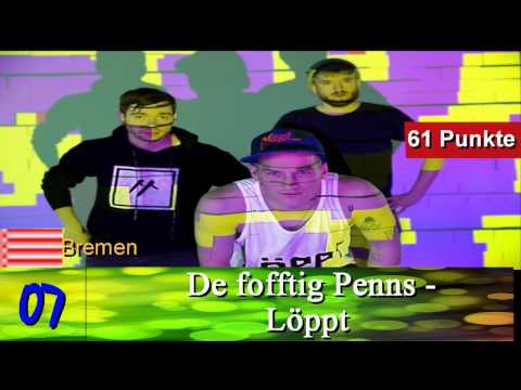 Bundesvision Song Contest 2013 - Plazierungen [Germany-Vision]