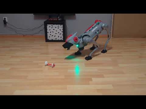 Quadruped Robot Dog Unitree Go2 - Sparky loses his bone
