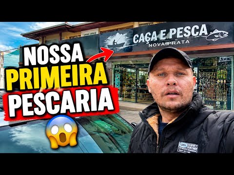 PRIMEIRA PESCARIA COM A FAMÍLIA NO SUL! 🎣😱 | Nova Prata - RS