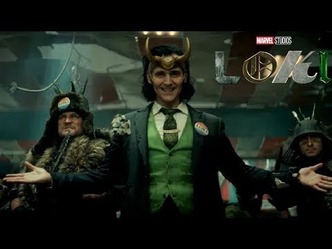 President Loki Attacks Main Loki   Marvel Studios' Loki S01 E05   Loki Variants