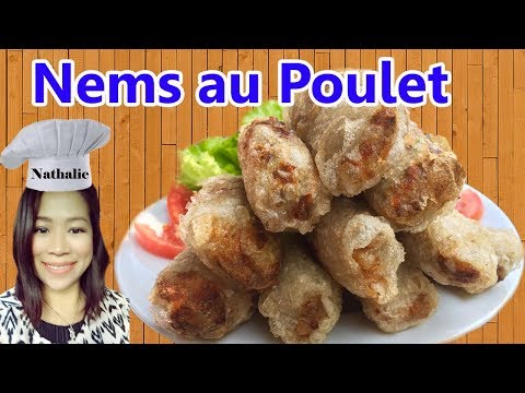 Nems au Poulet Croustillants Faciles et rapides à faire Cuisine thailandaise - Nathalie Pakapan