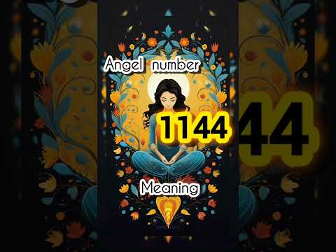 Angel number 1144 meaning. #angelnumbers #1144 #shorts