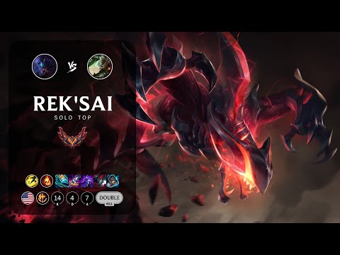 Rek'Sai Top vs Riven - NA Grandmaster Patch 13.13