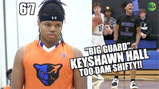 6'7 '' BIG GUARD'' Keyshawn Hall Is TOO DAM SHIFTY!! Bucket Getter Speights Academy Highlights