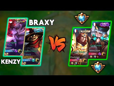 Braxy and Kenzy Meet Top Global SUPREME Enemy | WHO WIN? - MLBB