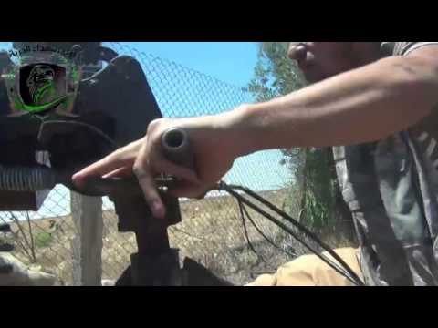 استهداف قوات النظام في تل الخضر برشاش دوشكا من قبل لواء شهداء الحرية ضمن معركة قطع الوتين في ريف درعا