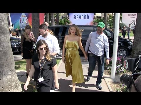 Blake Lively, Kristen Stewart, Woody Allen and Jesse Eisenberg at Nikki Beach in Cannes