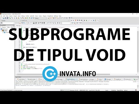 Subprograme de tipul void - C++