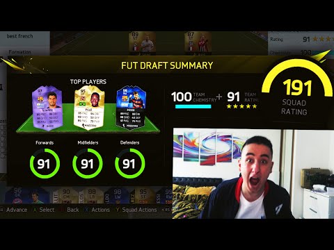 I GOT A 191 FUT DRAFT OMG!! - FIFA 16