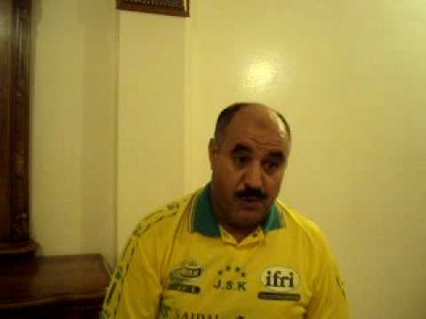 Sougueur, Belfedhal Tahar félicite la JS Kabylie et son leader Mr Mohand Cherif Hannachi.