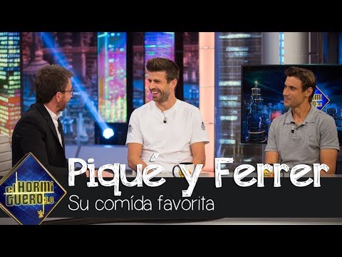 Gerard Piqué y David Ferrer cuentan cuál es su comida favorita - El Hormiguero 3.0