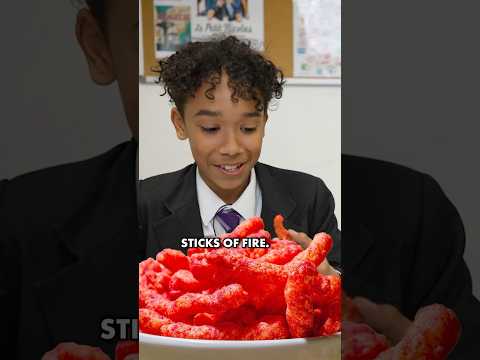 Can British Kids handle Flamin’ Hot Cheetos?