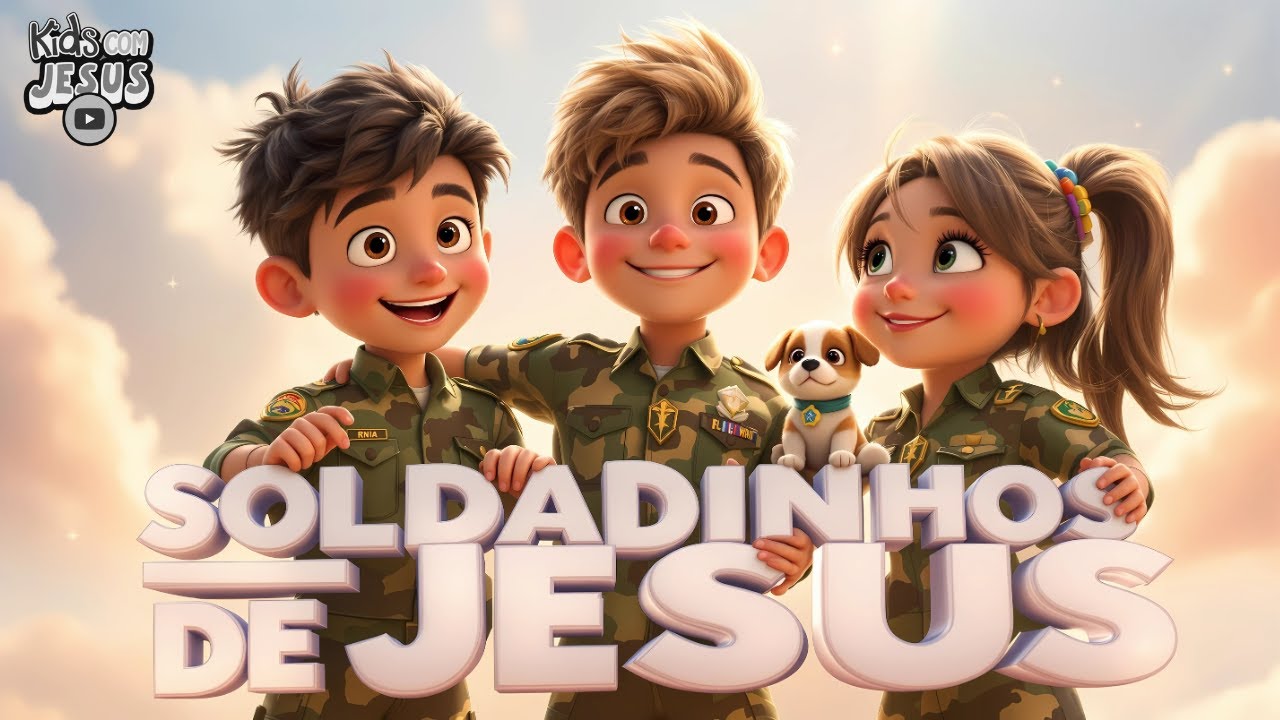 Soldadinhos De Jesus  |  Música Infantil Gospel  |  4 Músicas e Videos Animados