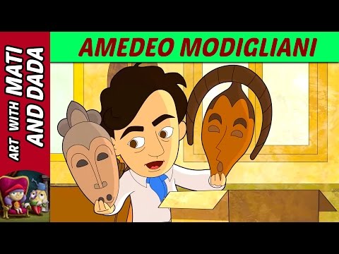 Art with Mati and Dada –  Amedeo Modigliani | Kids Animated Short Stories in English