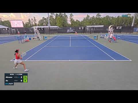 Valencia Xu v Sophie Abrams - STAN v NCSU - 19.5.23