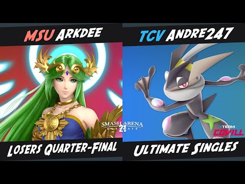 SAU21: Losers Quarters - MSU| Arkdee (Palutena) Vs. TCV| Andre247 (Greninja) - Singles