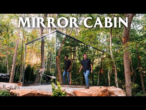 Inside A Mirror Cabin Tiny House! // Full Tour!