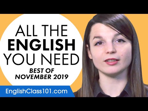 あなたのマンスリー・ドーズ・オブ・イングリッシュ 2019年11月のベスト (Your Monthly Dose of English - Best of November 2019)