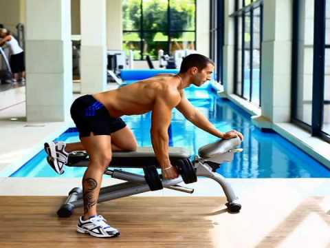 One arm dumbbell rows