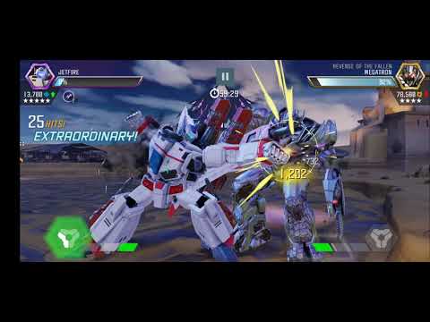 TRANSFORMERS: Forged to Fight - Jetfire vs Demo Megs (AM D100)