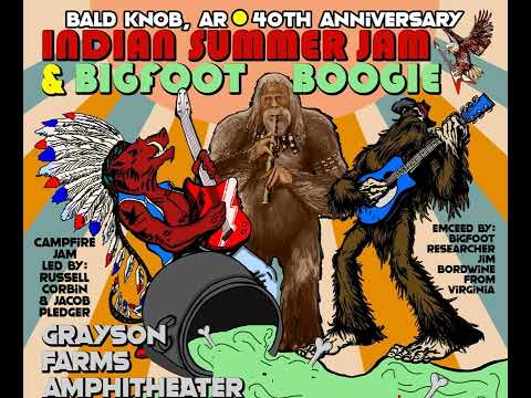 40th Indian Sumer Jam & Big Foot Boogie 2022 Grayson Farms Amphitheater Bald Knob
