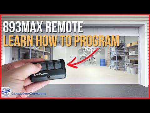 893MAX LiftMaster remote programming