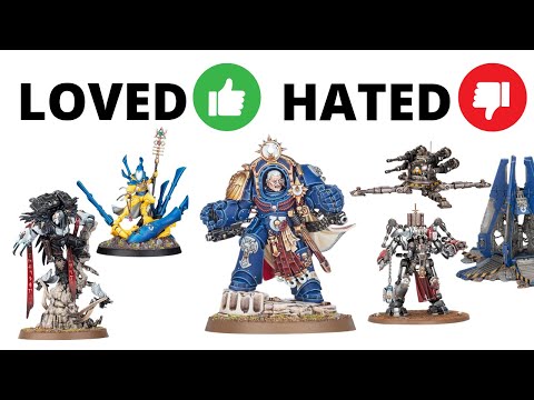 BEST and WORST Looking Miniatures of 2025 - Top Ten Warhammer 40K Model Releases!