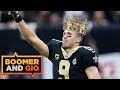 Drew Brees is the TOUCHDOWN KING! | Boomer and Gio