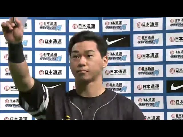 ホークス・長谷川選手ヒーローインタビュー 2016/10/15 CS Final F-H
