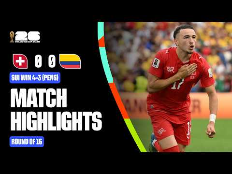 Switzerland 0-0 ( 4-3 g.p. ) Colombia