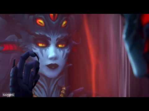 WoW Cinematic Entering Nazjatar Cut Scene - Queen Azshara Battle For Azeroth - BFA 8.2