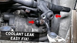 COMMON COOLANT LEAK ON PORSCHE CAYENNE, AUDI Q7, VW TOUAREG