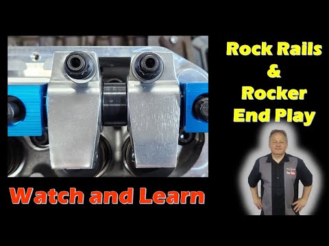 Engine Building Tips   Installing Rocker Rails, Setting End Play for Lifters 440 MOPAR 512 Stroker