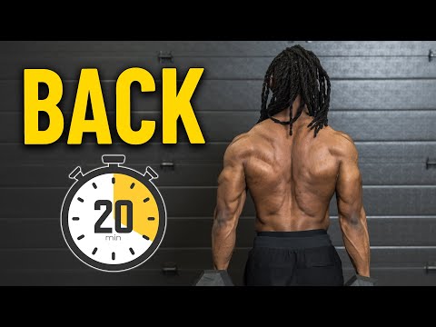 20-Min Dumbbell Workout for Building Stronger Back Muscles!